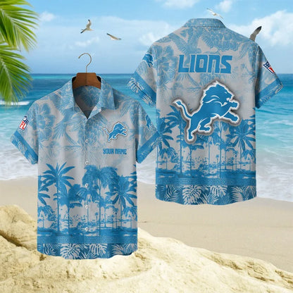 [SPECIAL OFFER] NEW CUSTOMIZED NFL04 DTL DETROIT LIONS UNISEX HAWAIIAN SHIRT