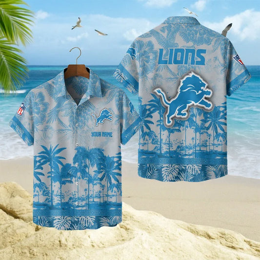 [SPECIAL OFFER] NEW CUSTOMIZED NFL04 DTL DETROIT LIONS UNISEX HAWAIIAN SHIRT