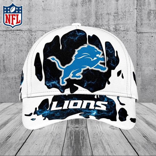 [SPECIAL OFFER] NEW CUSTOMIZED NFL04 DTL DETROIT LIONS CLASSIC CAP