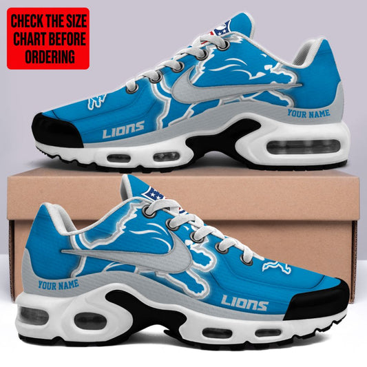 [SPECIAL OFFER] NEW CUSTOMIZED NFL04 DTL DETROIT LIONS AIR MAX PLUS SNEAKERS