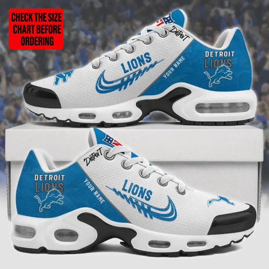 [SPECIAL OFFER] NEW CUSTOMIZED NFL04 DTL DETROIT LIONS AIR MAX PLUS SNEAKERS
