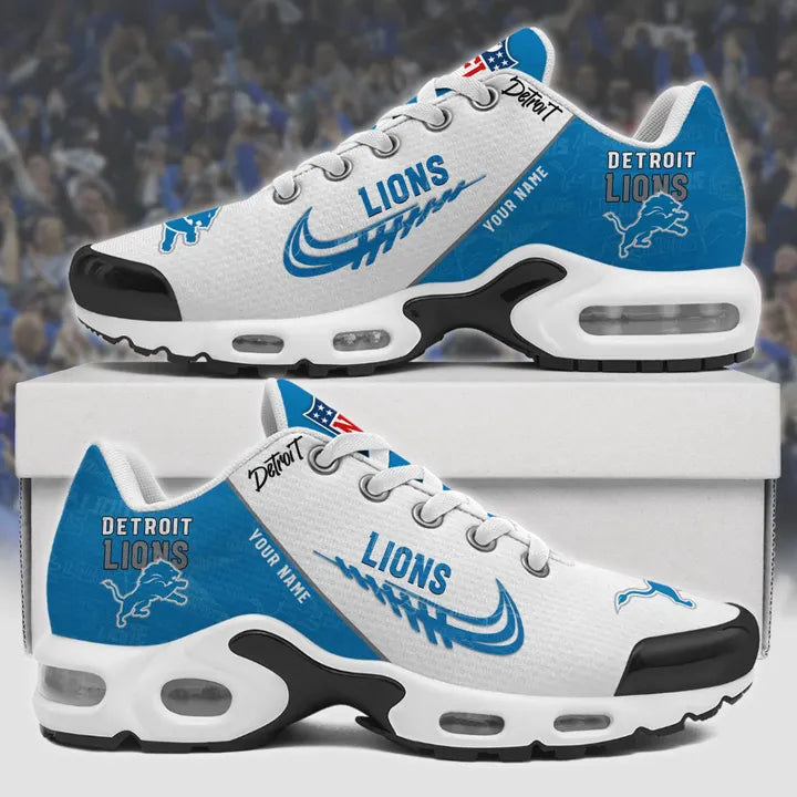 [SPECIAL OFFER] NEW CUSTOMIZED NFL04 DTL DETROIT LIONS AIR MAX PLUS SNEAKERS