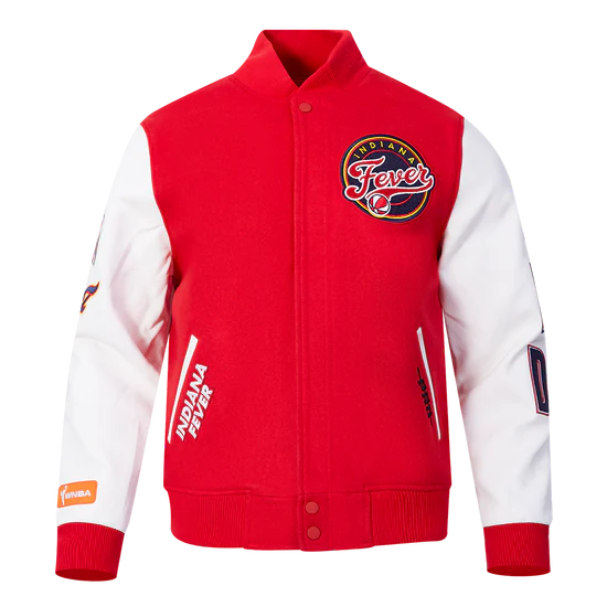LIMITED EDITION - NEW CUSTOMIZED WNBA06 IDF IN FEVER BASEBALL JACKET, SATIN VARSITY JACKET 10