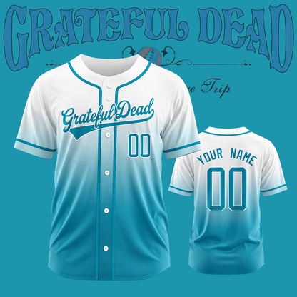 [FAN EXCLUSIVE] NEW CUSTOMIZED GRATEFUL DEAD BASEBALL JERSEY