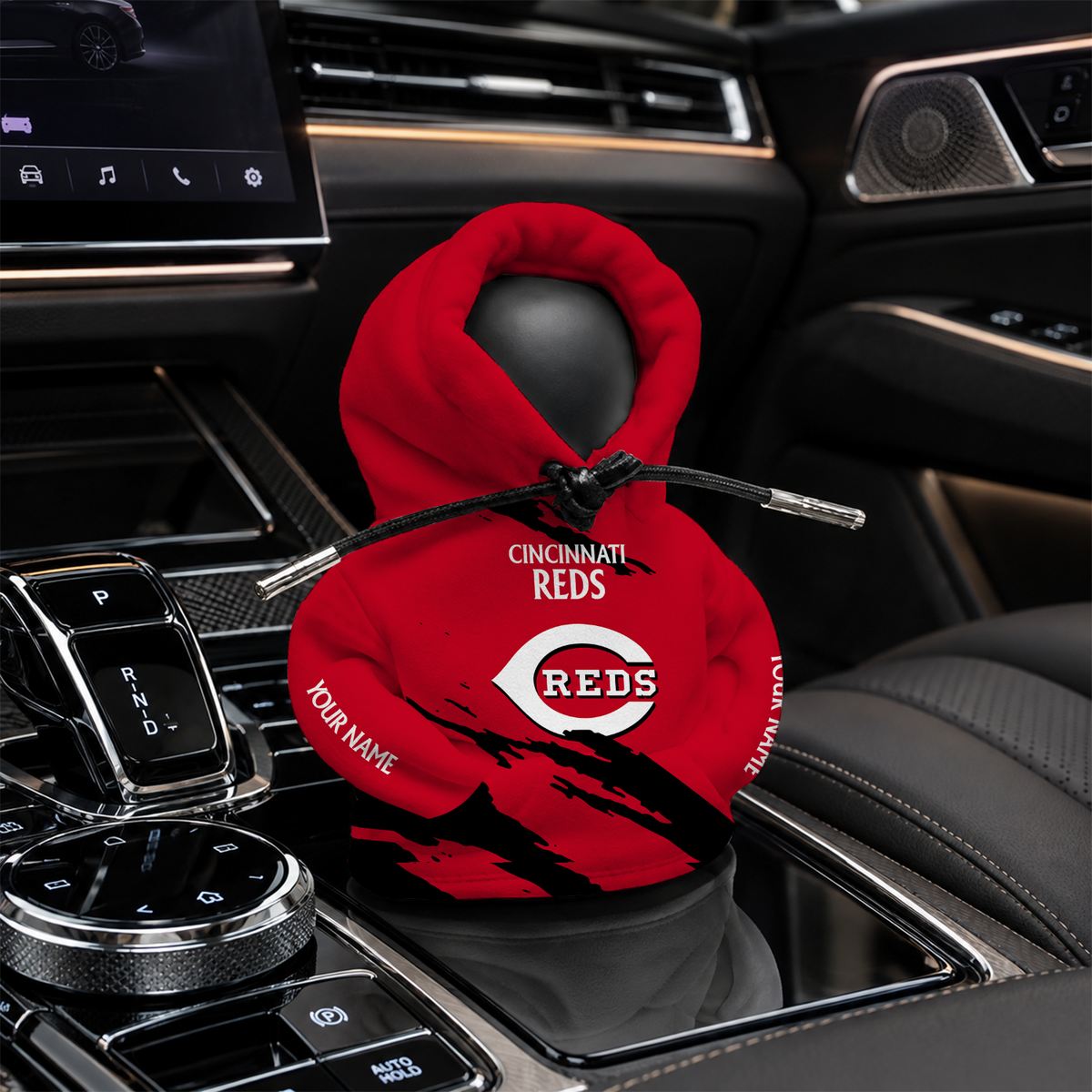 [FLASH SALE] NEW CUSTOMIZED MLB05 CRS CINCINNATI REDS AUTOMOTIVE HOODIE SHIFT KNOB COVER