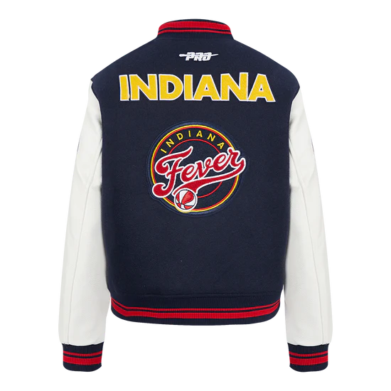 LIMITED EDITION - NEW CUSTOMIZED WNBA06 IDF  IN FEVER BASEBALL JACKET, SATIN VARSITY JACKET 09