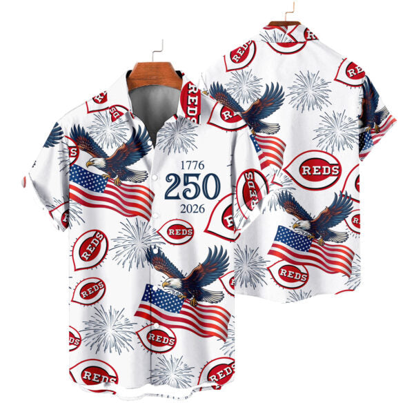 [FLASH SALE] NEW CUSTOMIZED MLB05 CRS CINCINNATI REDS UNISEX HAWAIIAN SHIRT