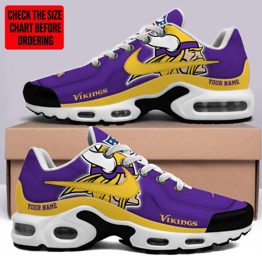 [SPECIAL OFFER] NEW CUSTOMIZED NFL05 MVK MINNESOTA VIKINGS AIR MAX PLUS SNEAKERS