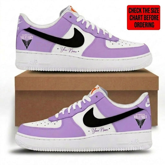 LIMITED EDITION - NEW CUSTOMIZED WNBA05 GSV GOLDEN STATE VALKYRIES AF1 SNEAKERS