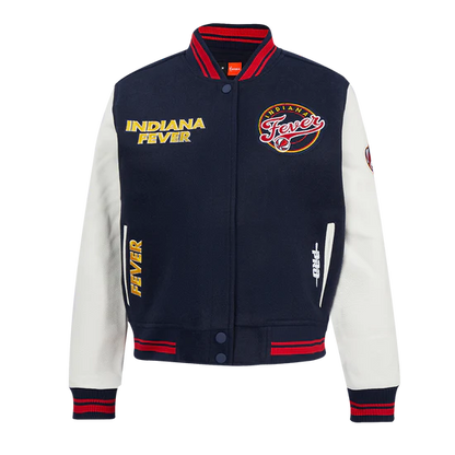 LIMITED EDITION - NEW CUSTOMIZED WNBA06 IDF  IN FEVER BASEBALL JACKET, SATIN VARSITY JACKET 09