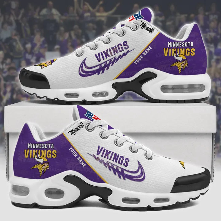 [SPECIAL OFFER] NEW CUSTOMIZED NFL05 MVK MINNESOTA VIKINGS AIR MAX PLUS SNEAKERS