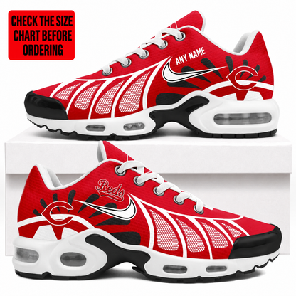 [FLASH SALE] NEW CUSTOMIZED MLB05 CRS CINCINNATI REDS AIR MAX PLUS SNEAKERS