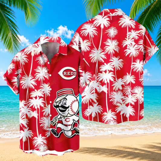 [FLASH SALE] NEW CUSTOMIZED MLB05 CRS CINCINNATI REDS UNISEX HAWAIIAN SHIRT