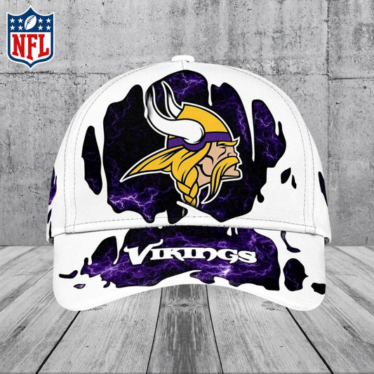[SPECIAL OFFER] NEW CUSTOMIZED NFL05 MVK MINNESOTA VIKINGS CLASSIC CAP