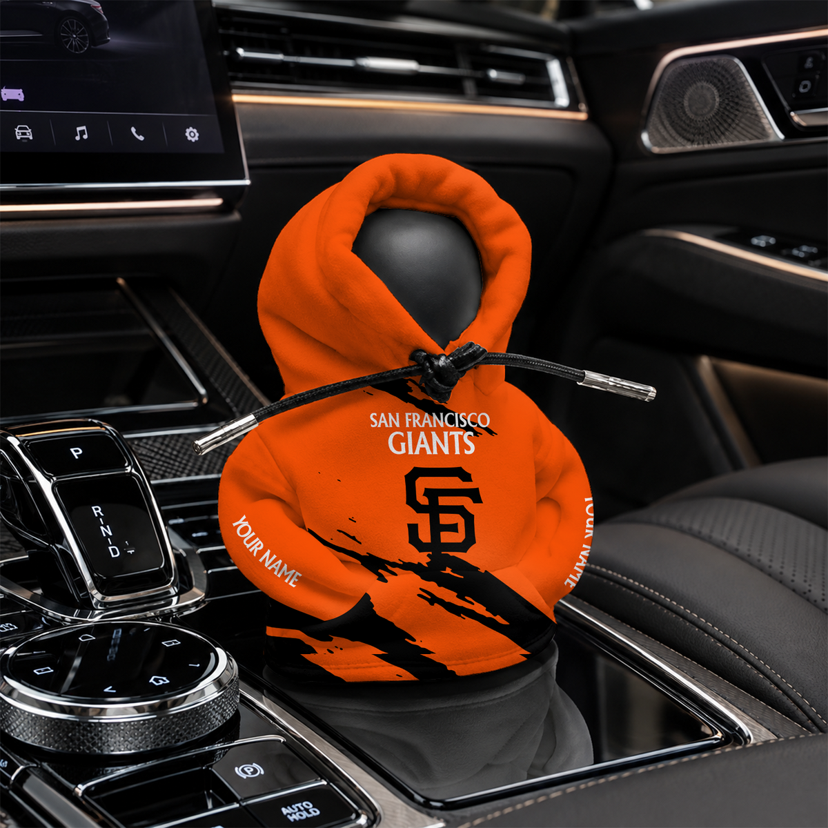 [FLASH SALE] NEW CUSTOMIZED MLB06 SFG SAN FRANCISCO GIANTS AUTOMOTIVE HOODIE SHIFT KNOB COVER