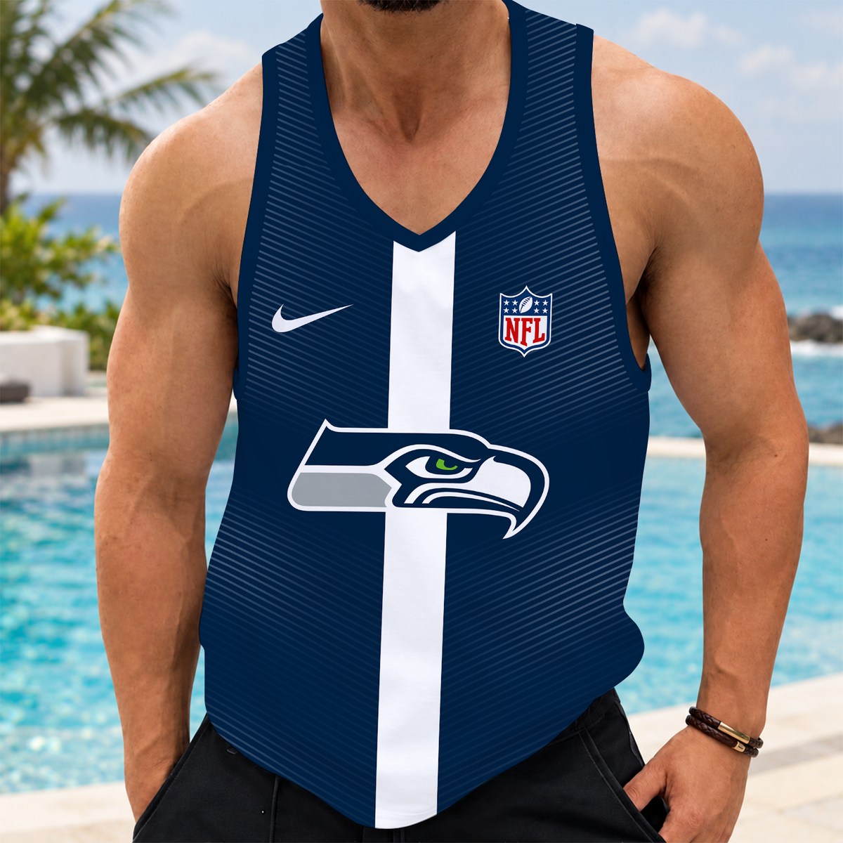 [SPECIAL OFFER] NEW CUSTOMIZED NFL06 SSH SEATTLE SEAHAWKS UNISEX TANK TOP