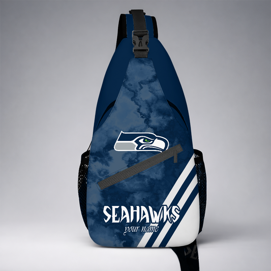 [SPECIAL OFFER] NEW CUSTOMIZED NFL06 SSH SEATTLE SEAHAWKS SLING BAG