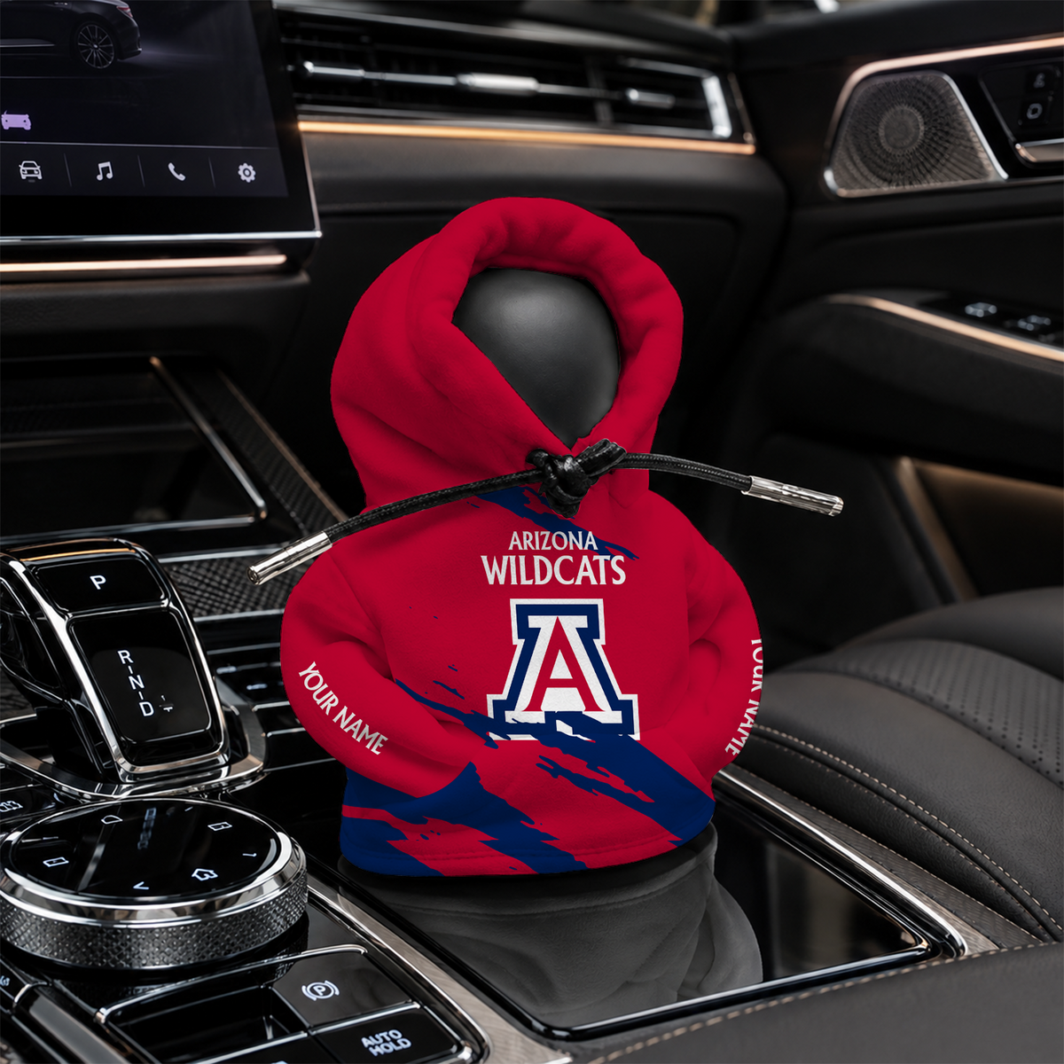 [FAN FAVORITE] NEW CUSTOMIZED NCAA CWS06 ARW ARIZONA WILDCATS AUTOMOTIVE HOODIE SHIFT KNOB COVER
