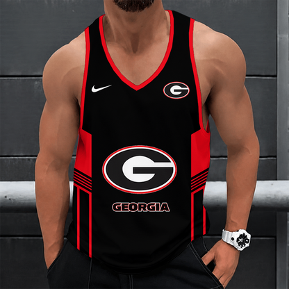 [FAN FAVORITE] NEW CUSTOMIZED NCAA FBS06 GEB GEORGIA BULLDOGS UNISEX TANK TOP