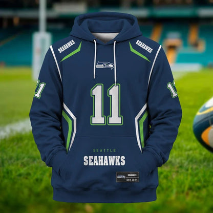[SPECIAL OFFER] NEW CUSTOMIZED NFL06 SSH SEATTLE SEAHAWKS T-SHIRT, HOODIE, ZIP HOODIE
