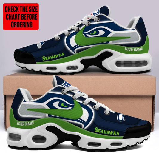 [SPECIAL OFFER] NEW CUSTOMIZED NFL06 SSH SEATTLE SEAHAWKS AIR MAX PLUS SNEAKERS