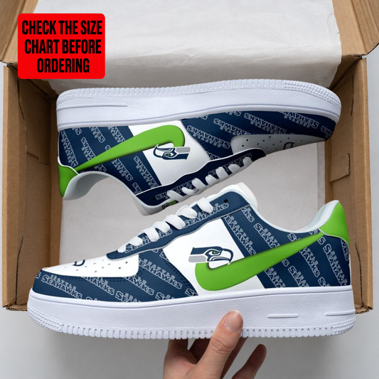 [SPECIAL OFFER] NEW CUSTOMIZED NFL06 SSH SEATTLE SEAHAWKS AF1 SHOES