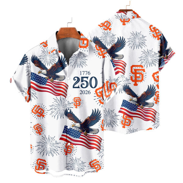 [FLASH SALE] NEW CUSTOMIZED MLB06 SFG SAN FRANCISCO GIANTS UNISEX HAWAIIAN SHIRT