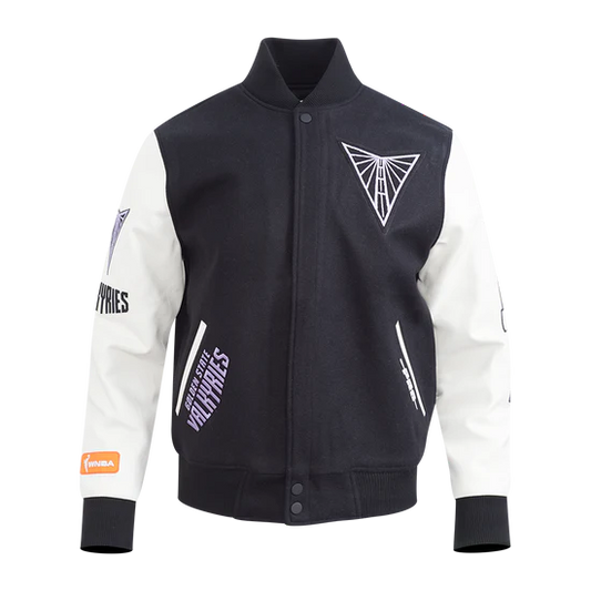 LIMITED EDITION - NEW CUSTOMIZED WNBA05 GSV GS VALKYRIES BASEBALL JACKET, SATIN VARSITY JACKET 04