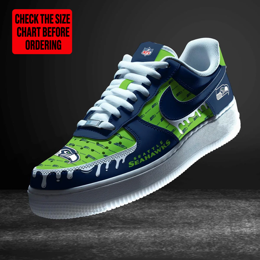 [SPECIAL OFFER] NEW CUSTOMIZED NFL06 SSH SEATTLE SEAHAWKS AF1 SHOES