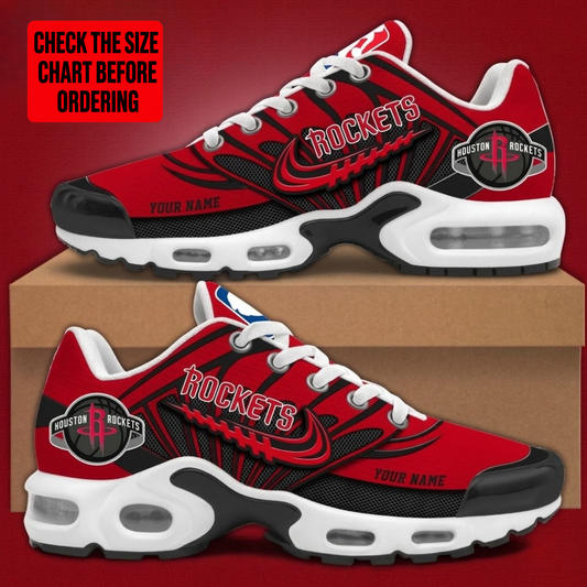 [HOT DEAL] NEW CUSTOMIZED NBA07 HRO HOUSTON ROCKETS AIR MAX PLUS SNEAKERS