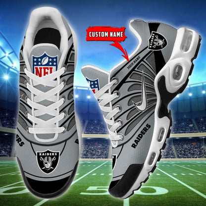 [SPECIAL OFFER] NEW CUSTOMIZED NFL07 LVR LAS VEGAS RAIDERS AIR MAX PLUS SNEAKERS