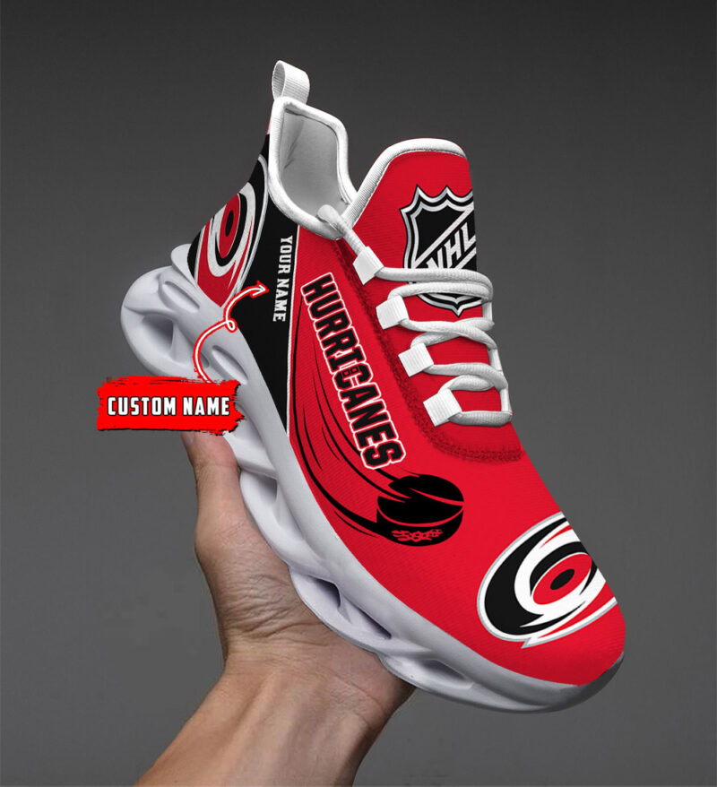 [SUPER SALE] NEW CUSTOMIZED NHL07 CLH CAROLINA HURRICANES CLUNKY SNEAKERS
