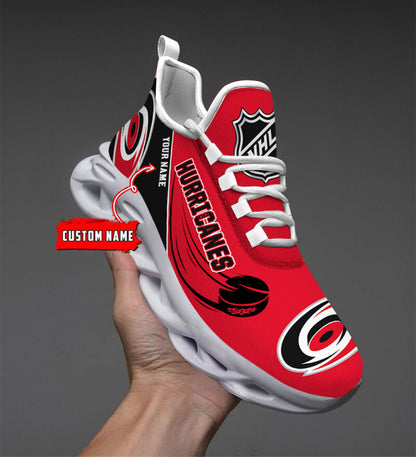 [SUPER SALE] NEW CUSTOMIZED NHL07 CLH CAROLINA HURRICANES CLUNKY SNEAKERS
