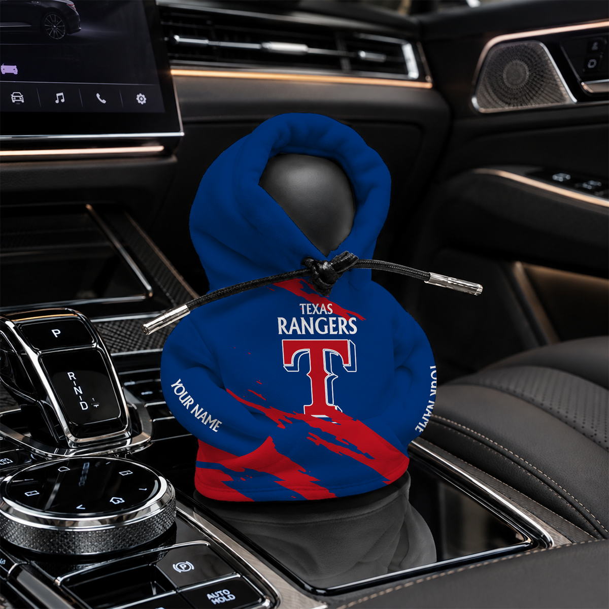 [FLASH SALE] NEW CUSTOMIZED MLB08 TRS TEXAS RANGERS AUTOMOTIVE HOODIE SHIFT KNOB COVER