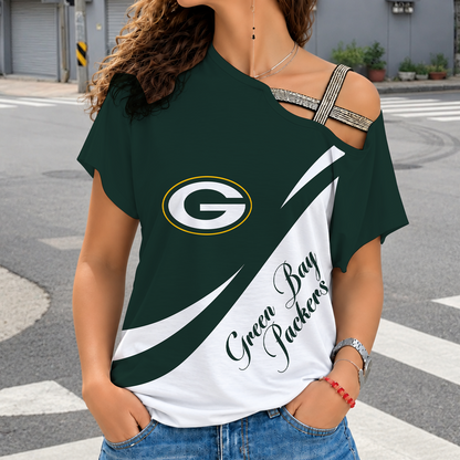[SPECIAL OFFER] NEW CUSTOMIZED NFL08 GBP GREEN BAY PACKERS SHOULDER SHIRT