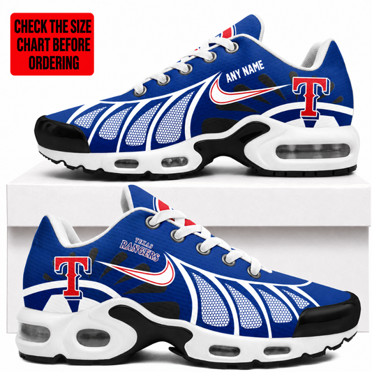 [FLASH SALE] NEW CUSTOMIZED MLB08 TRS TEXAS RANGERS AIR MAX PLUS SNEAKERS