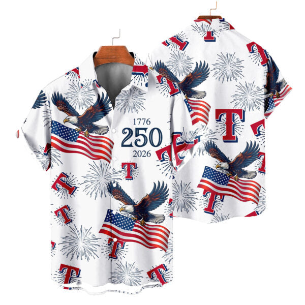 [FLASH SALE] NEW CUSTOMIZED MLB08 TRS TEXAS RANGERS UNISEX HAWAIIAN SHIRT