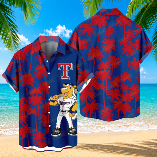 [FLASH SALE] NEW CUSTOMIZED MLB08 TRS TEXAS RANGERS UNISEX HAWAIIAN SHIRT