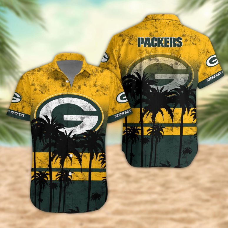 [SPECIAL OFFER] NEW CUSTOMIZED NFL08 GBP GREEN BAY PACKERS UNISEX HAWAIIAN SHIRT