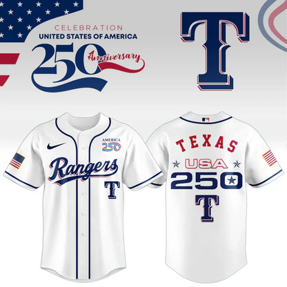 [FLASH SALE] NEW CUSTOMIZED MLB08 TRS TEXAS RANGERS BASEBALL JERSEY