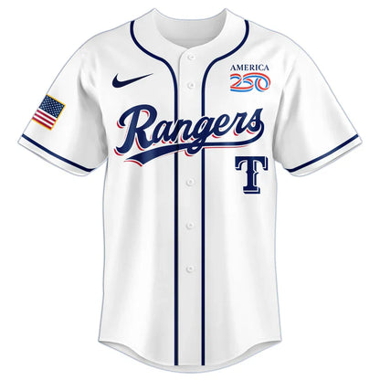 [FLASH SALE] NEW CUSTOMIZED MLB08 TRS TEXAS RANGERS BASEBALL JERSEY