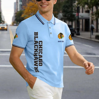 [SUPER SALE] NEW CUSTOMIZED NHL08 CBH CHICAGO BLACKHAWKS POLO SHIRT