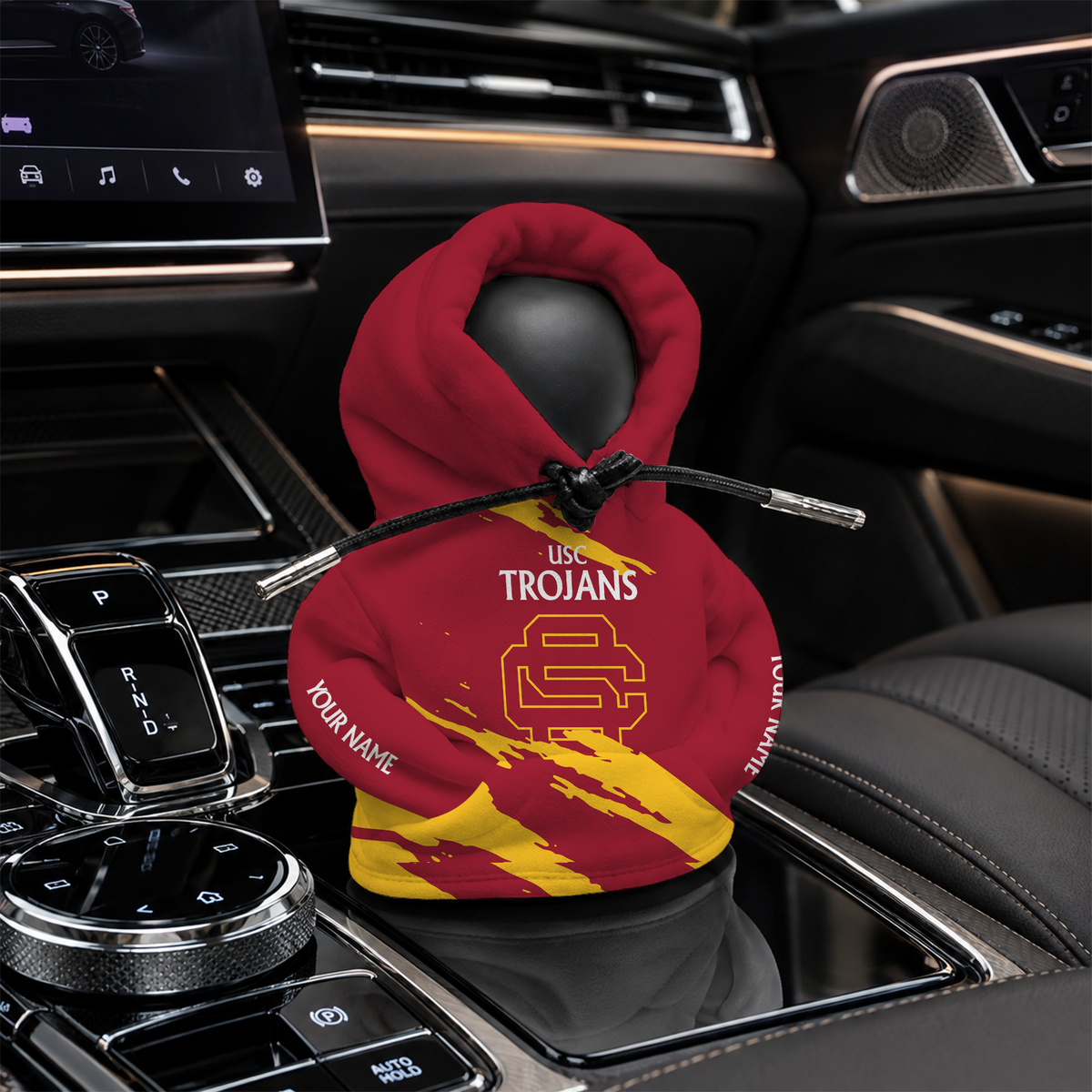 [FAN FAVORITE] NEW CUSTOMIZED NCAA CWS09 USC USC TROJANS AUTOMOTIVE HOODIE SHIFT KNOB COVER