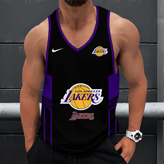 [HOT DEAL] NEW CUSTOMIZED NBA09 LLA LOS ANGELES LAKERS UNISEX TANK TOP
