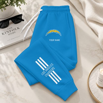 [SPECIAL OFFER] NEW CUSTOMIZED NFL09 LAC LOS ANGELES CHARGERS SWEATPANTS
