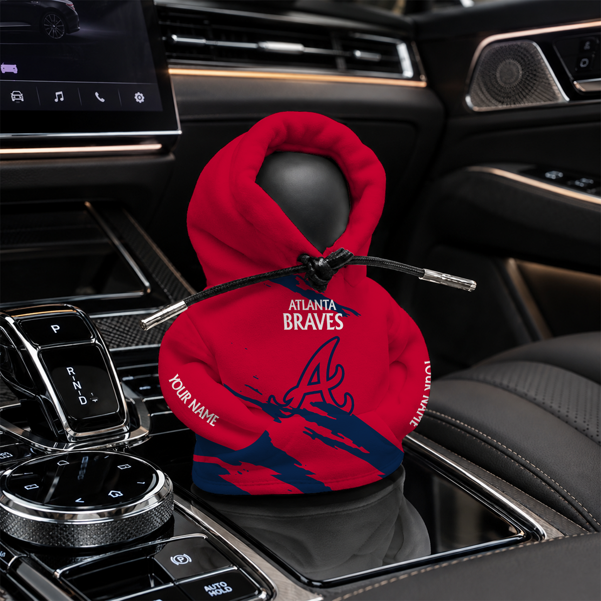 [FLASH SALE] NEW CUSTOMIZED MLB09 ABS ATLANTA BRAVES AUTOMOTIVE HOODIE SHIFT KNOB COVER