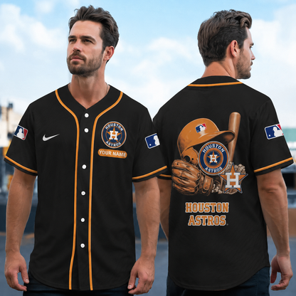 [FLASH SALE] NEW CUSTOMIZED MLB10 HAS HOUSTON ASTROS BASEBALL JERSEY