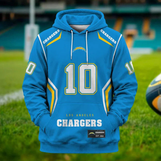 [SPECIAL OFFER] NEW CUSTOMIZED NFL09 LAC LOS ANGELES CHARGERS T-SHIRT, HOODIE, ZIP HOODIE