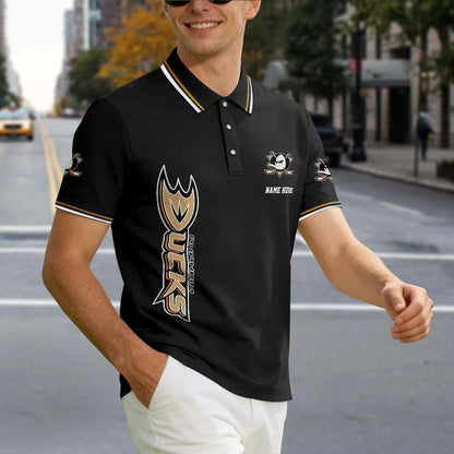[SUPER SALE] NEW CUSTOMIZED NHL09 AHD ANAHEIM DUCKS POLO SHIRT