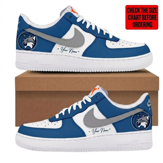 LIMITED EDITION - NEW CUSTOMIZED WNBA09 MNL MINNESOTA LYNX AF1 SNEAKERS